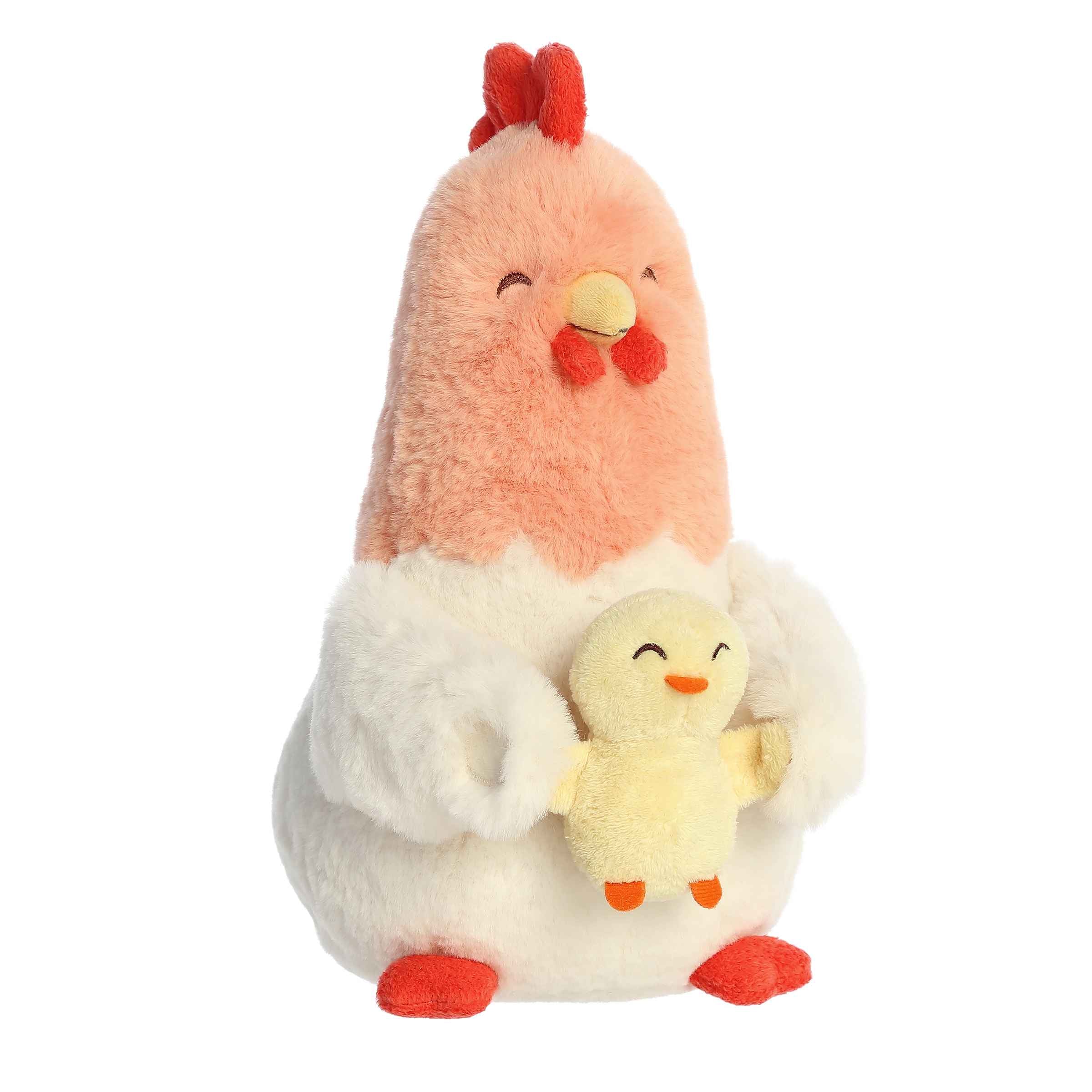 ebba™ - Snuggawugs™ - 11" Cluck Chicken & Cheepy Chick™ - Image 2