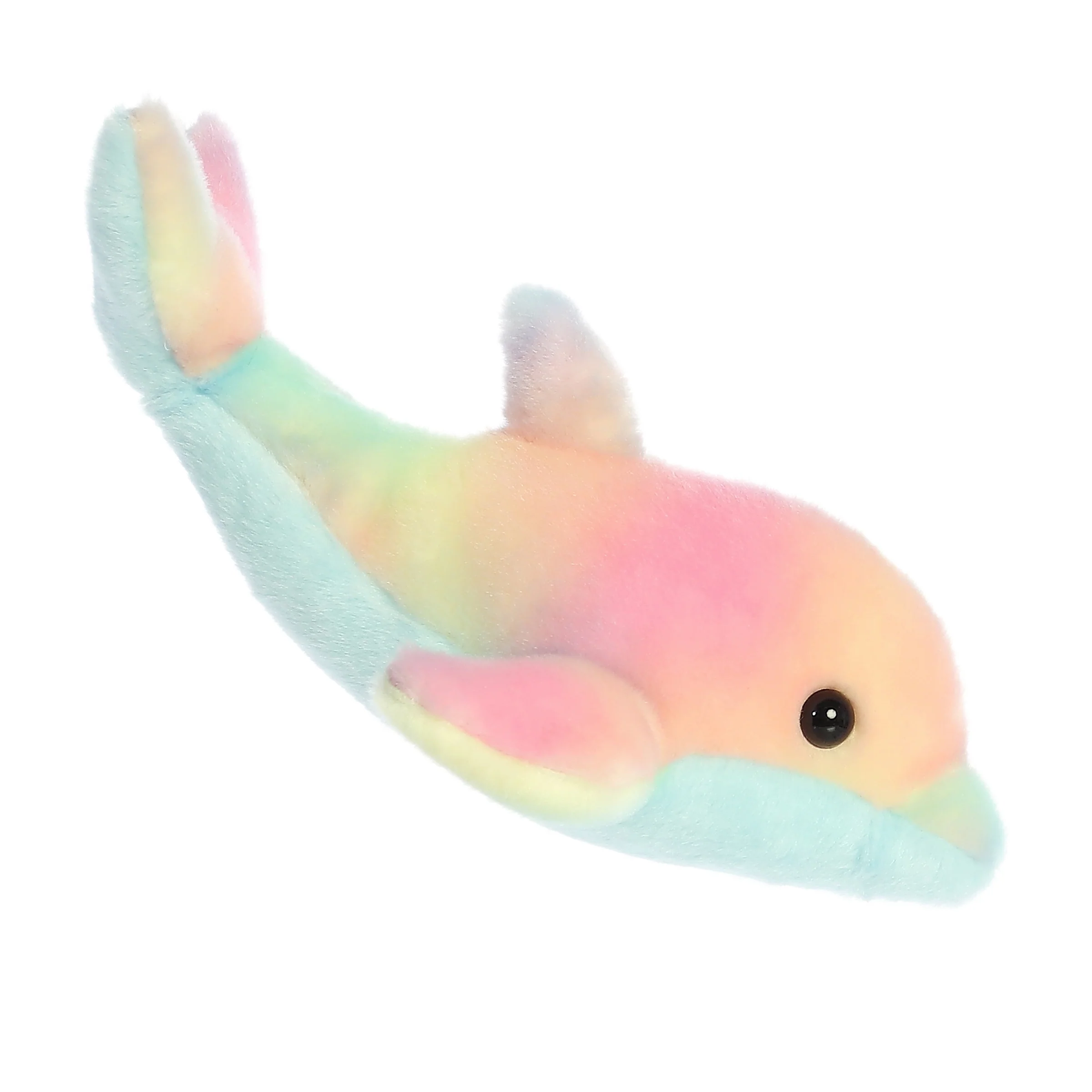 Aurora® - Mini Flopsie™ - 8" Rainbow Dolphin™ - Image 3