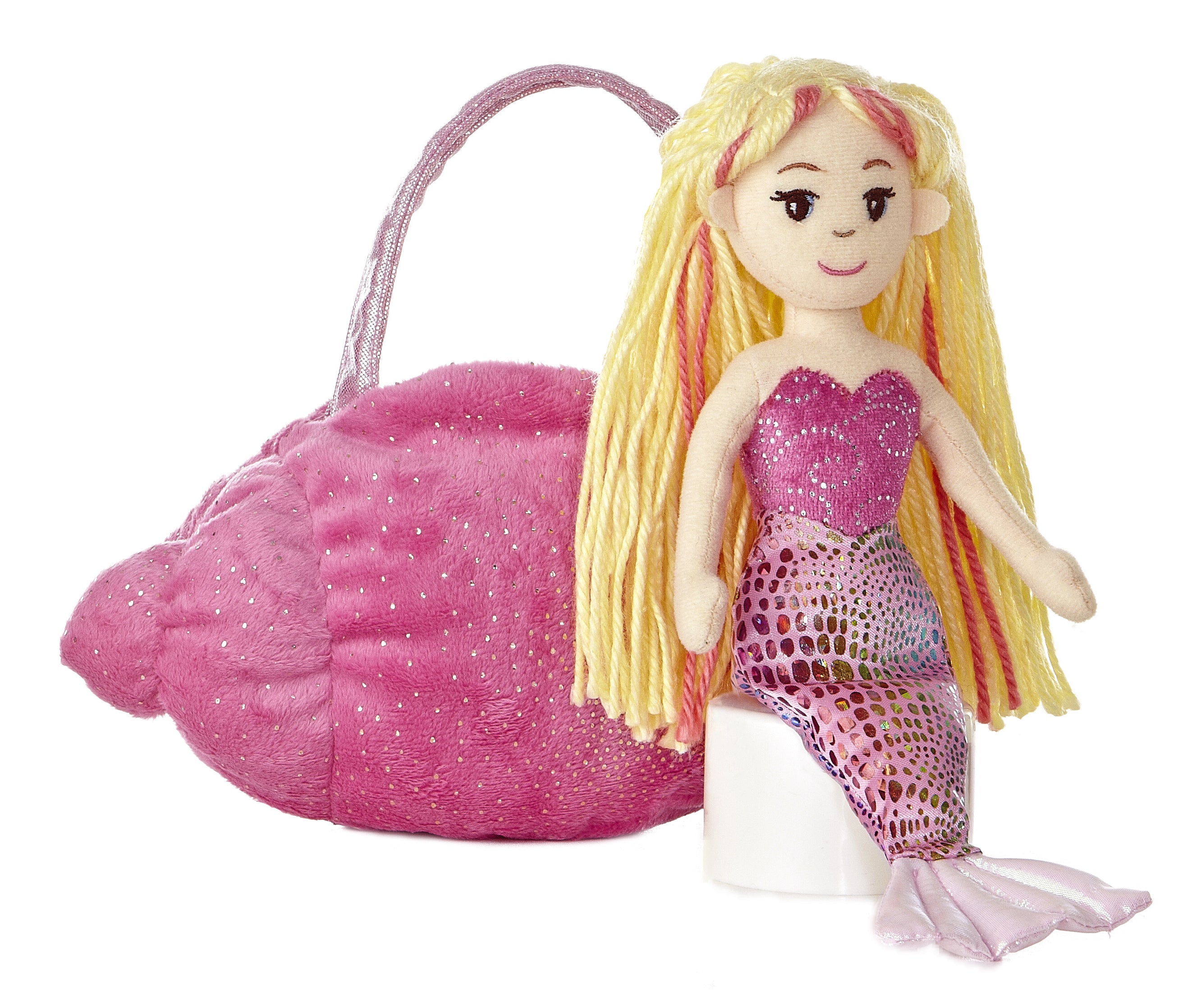 Aurora® - Sea Sparkles™ - 9" Mermaid Conch - Image 3