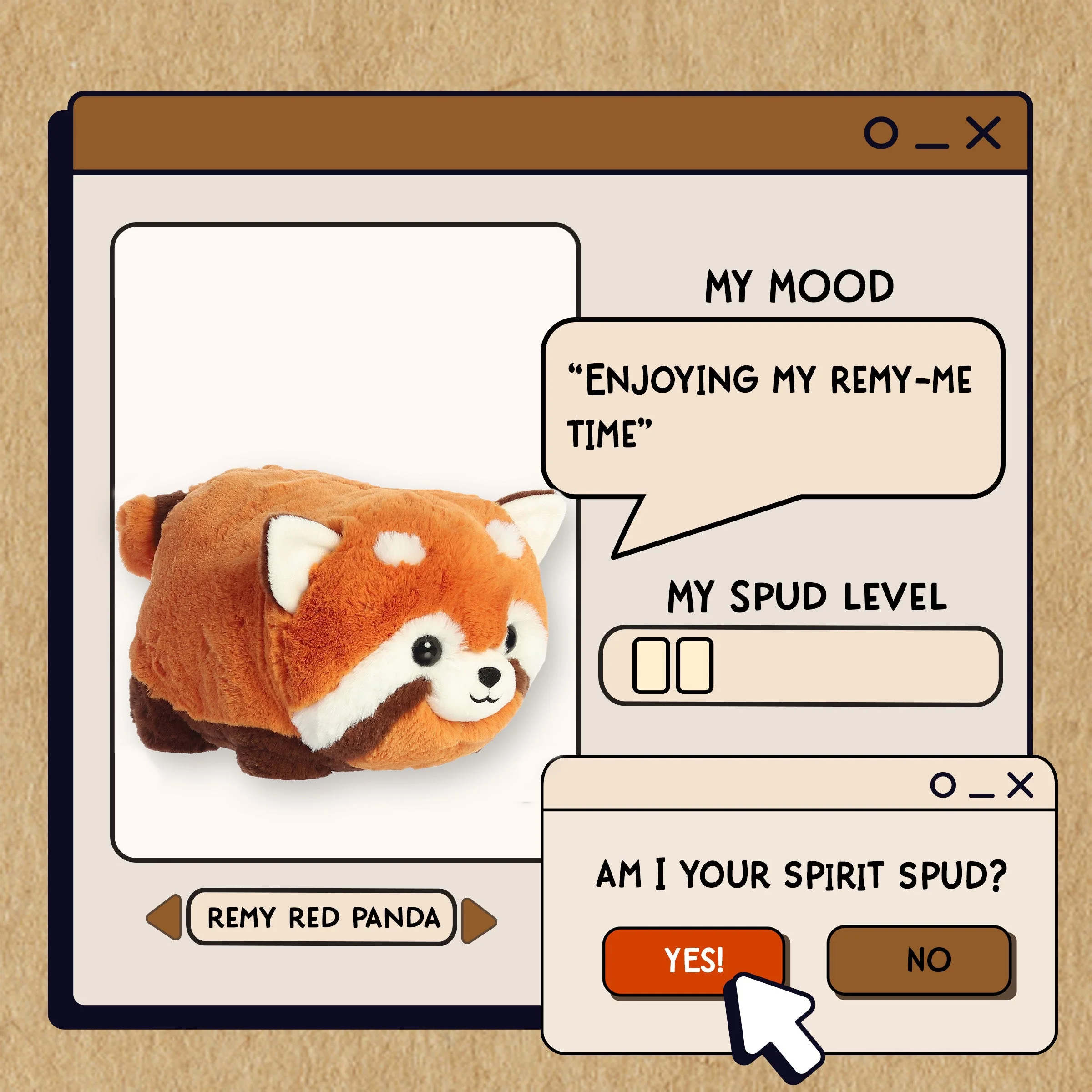 Aurora® - Spudsters™ - 10" Remy Red Panda - Image 2