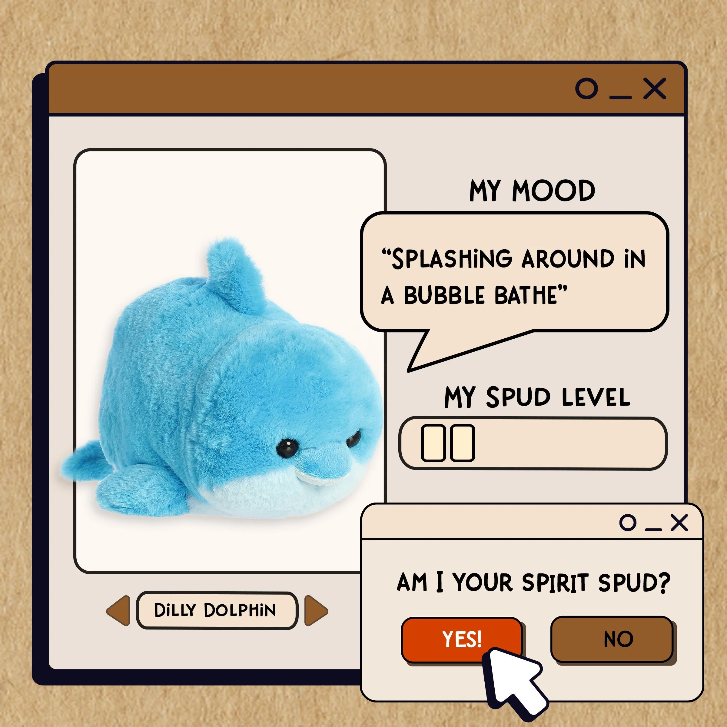 Aurora® - Spudsters™ - 10" Dilly Dolphin™ - Image 2