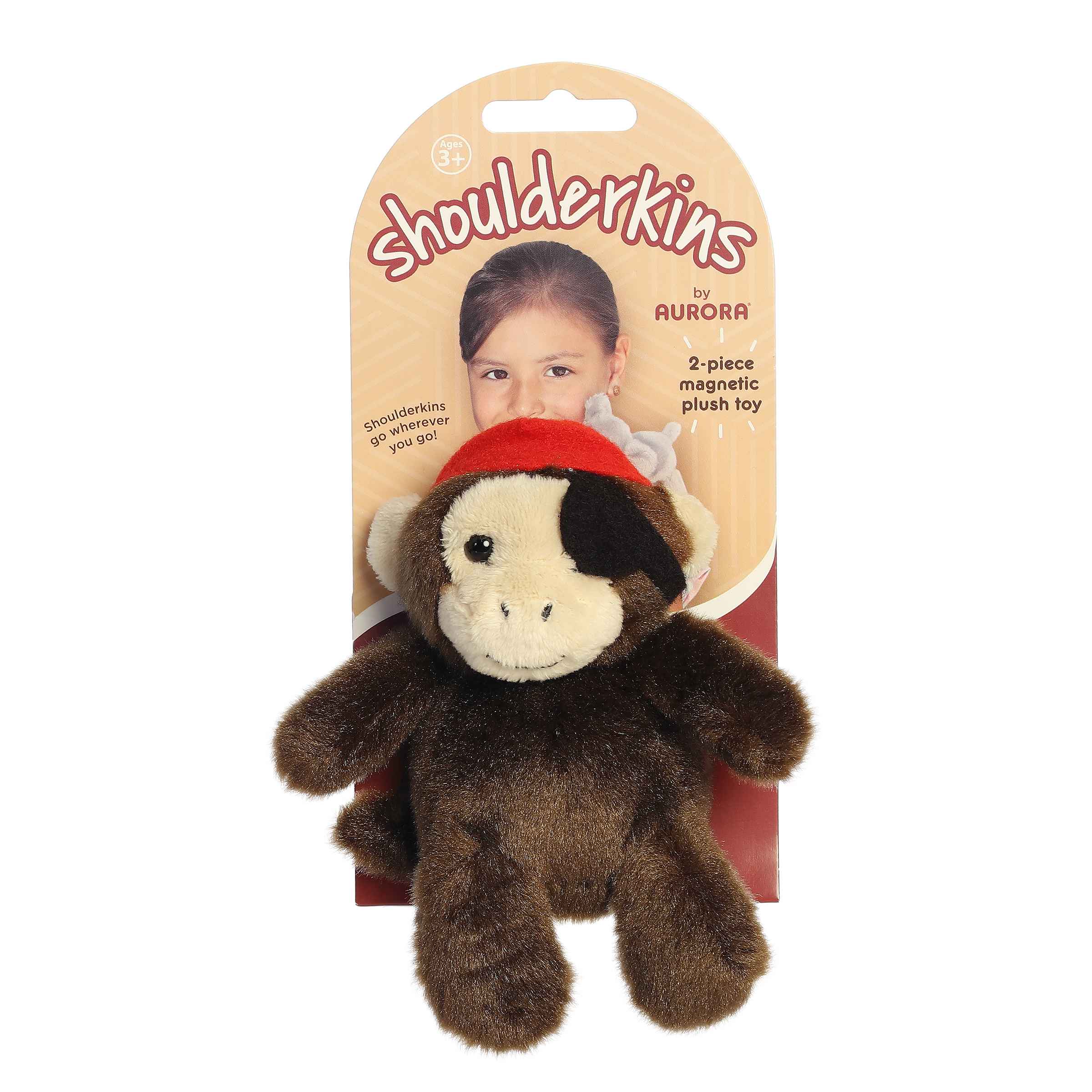 Aurora® - Shoulderkins™ - 5" Cheeky Buccaneer Monkey™ - Image 6