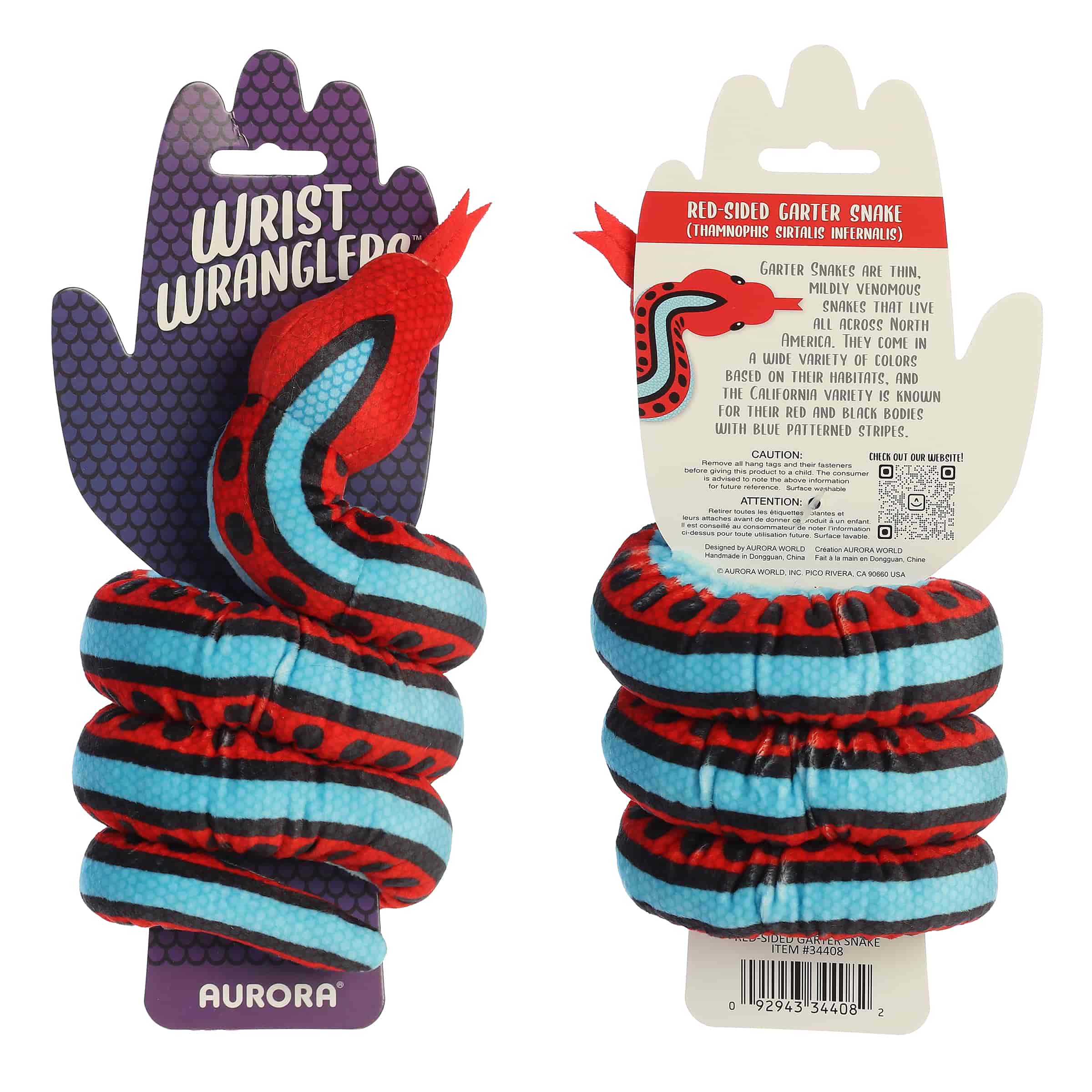 Aurora® - Wrist Wranglers™ - Red-Sided Garter Snake - Image 7