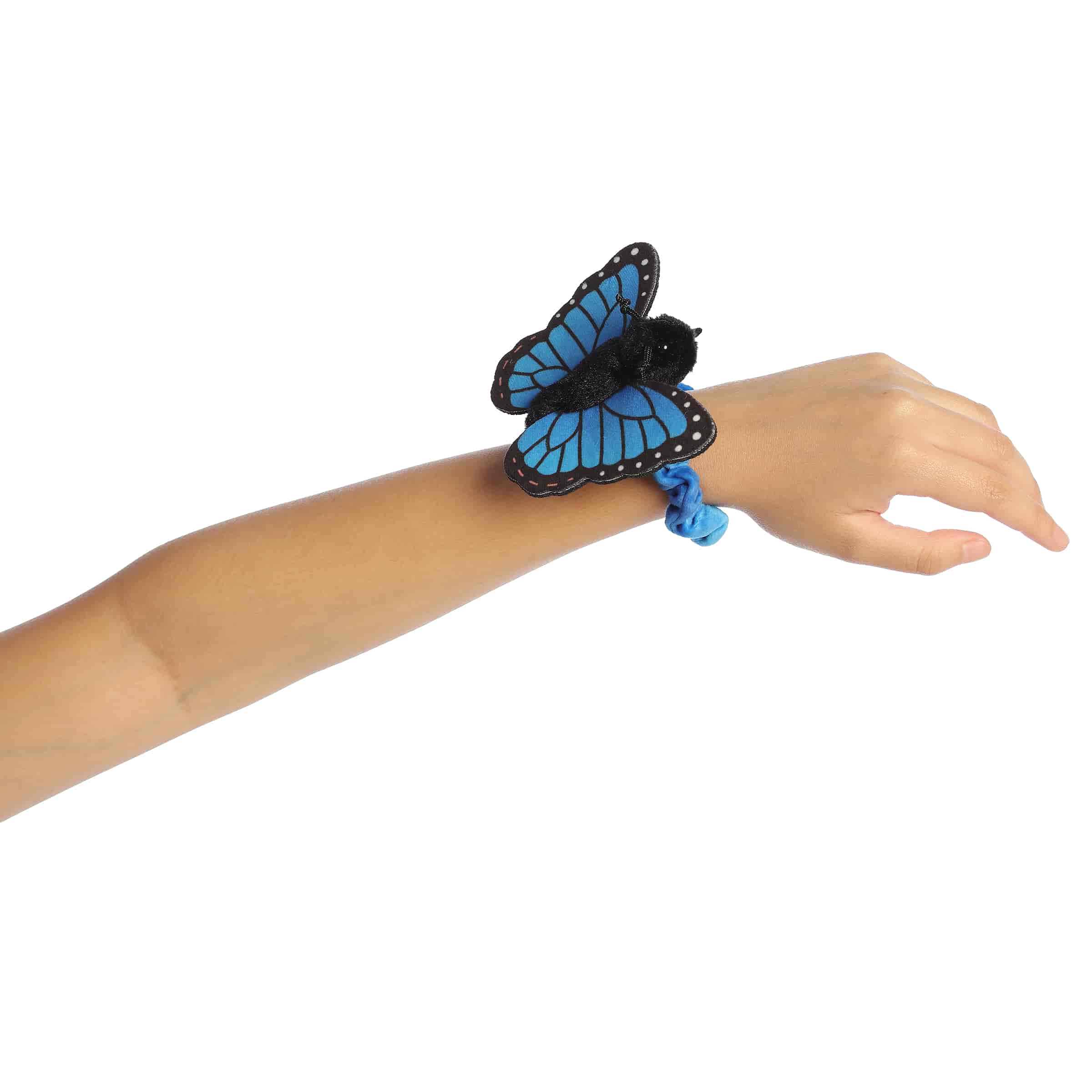 Aurora® - Wrist Fliers™ - 5" Blue Morpho Butterfly - Image 7
