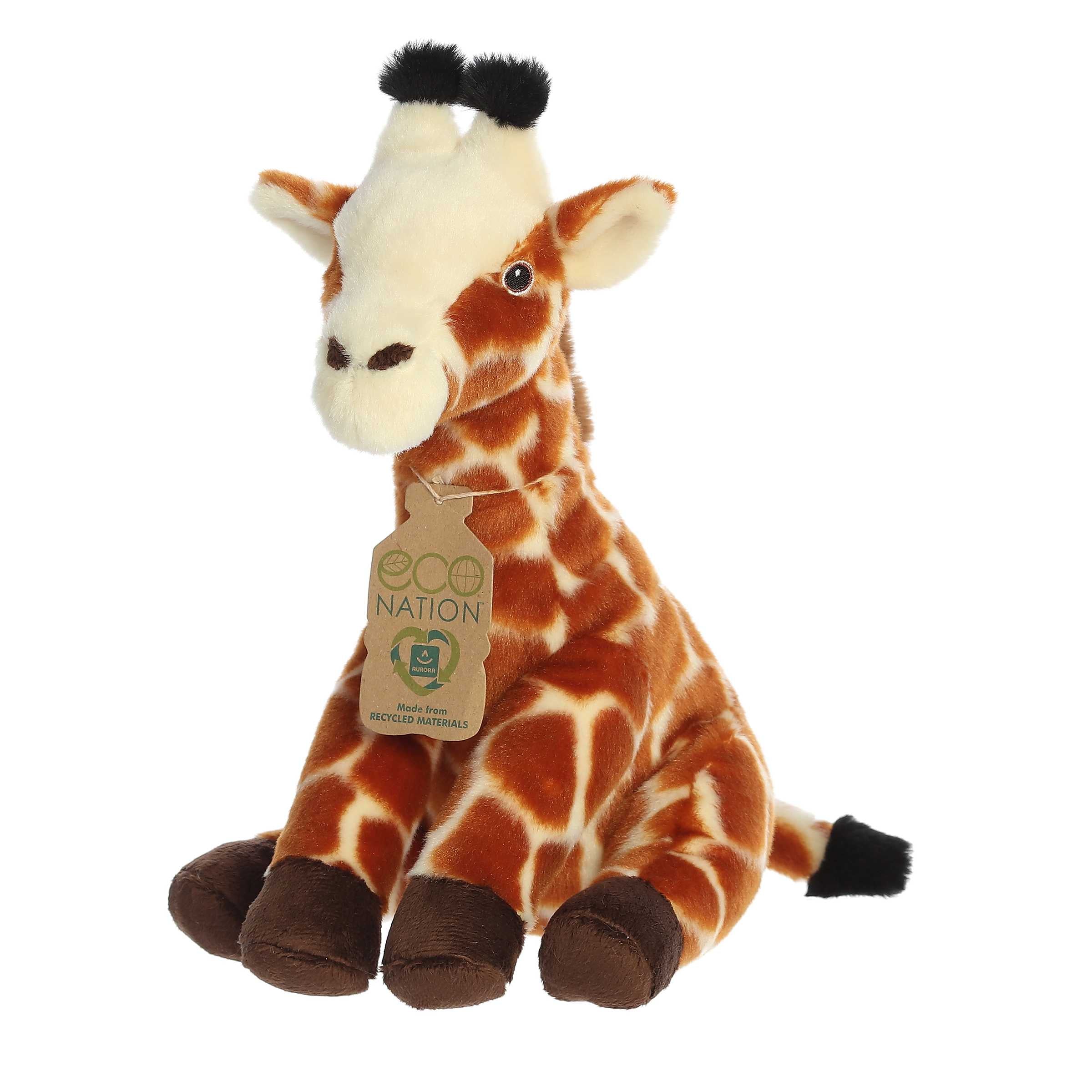 Aurora® - Eco Nation™ - Eco Hugs™ - 13" Giraffe - Image 5