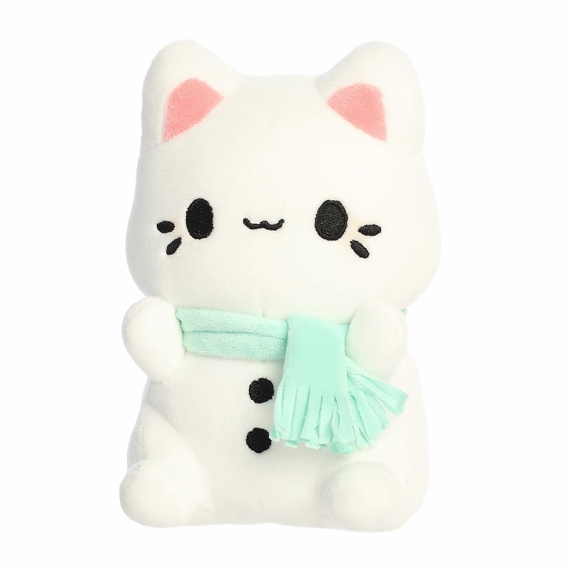 Aurora® - Tasty Peach® - 7" Mint Snowman Meowchi - Image 5