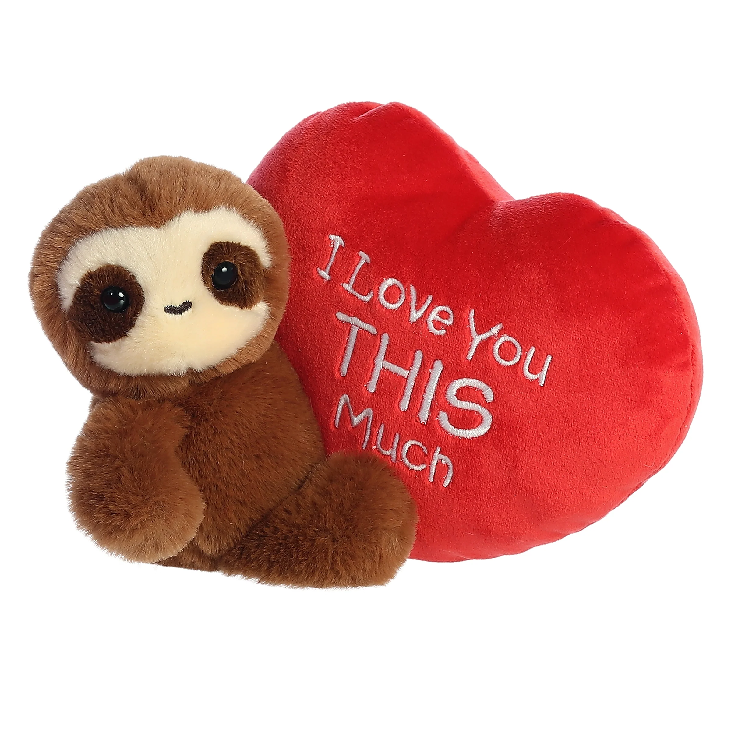 Aurora® - Valentine - I Love You This Much - 9" Sloth - Image 6